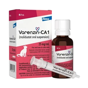 Varenzin-CA1 Molidustat Oral Suspension — supplied product packaging