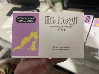 Denosyl 90 mg Tablets for Cats and Small Dogs — supplied product packaging